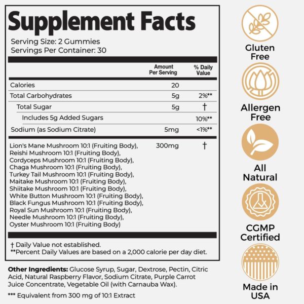 Auri Super Mushroom Daily Gummies - Image 6